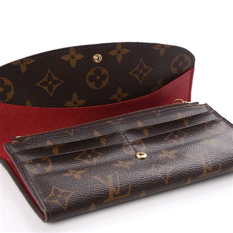 lv red wallet|louis vuitton wallet women real.